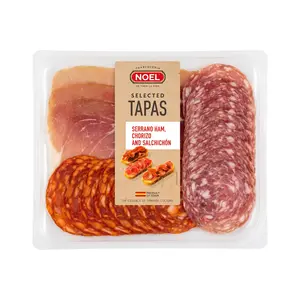 Xúc Xích Hỗn Hợp, Selected Tapas, Serrano Ham, Chorizo & Salchichón (120g) - NOEL